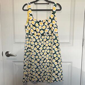 Diane Von Furstenberg Yellow Daisy Print Dress spring Easter picnic NWT